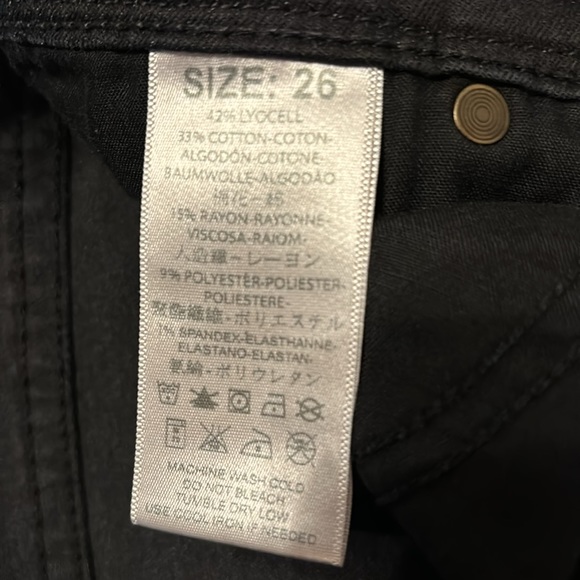 Free People black skinny jeans size 26 - Picture 4 of 4